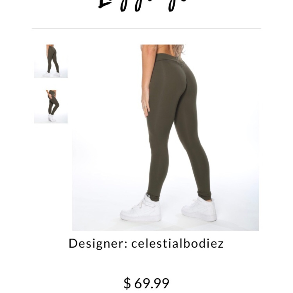 Celestial Bodiez V-cut army leggings Size S